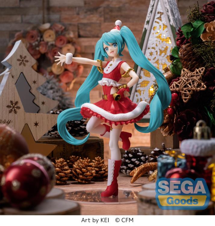 Vocaloid Luminasta Hatsune Miku Figure Christmas 2023 Ver. by Sega