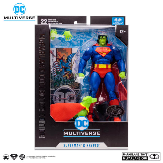 DC Multiverse Platinum Edition Superman & Krypto Action Figure