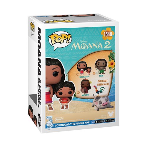 Funko Pop! Moana 2 Moana & Little Sis Simea Vinyl Figure and Buddy #1546