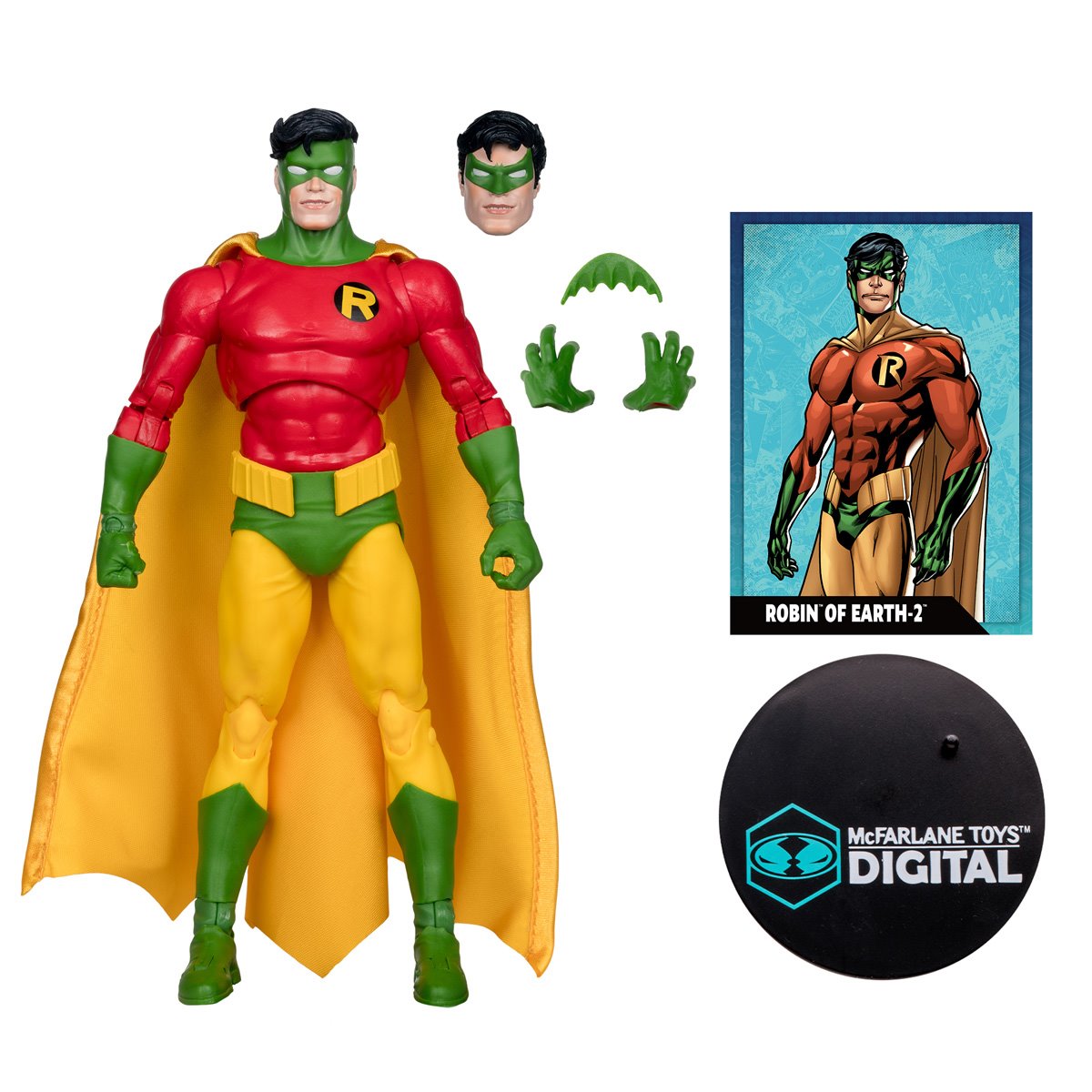 DC Direct Robin Earth-2 Crisis on Infinite Earths 7-Inch Scale Action Figure with McFarlane Toys Digital Collectible