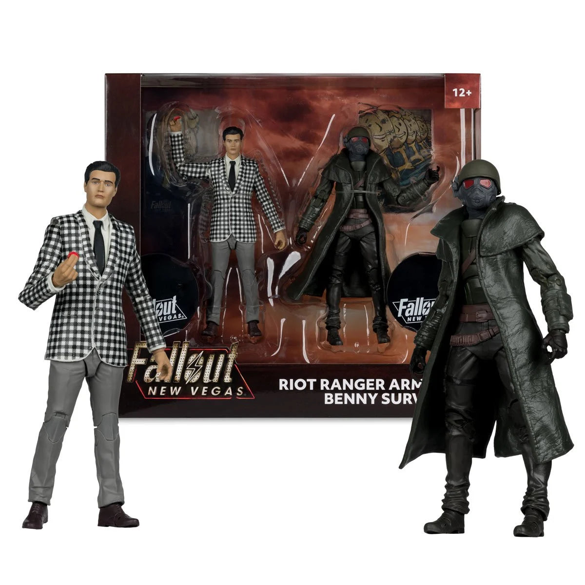Fallout New Vegas Riot Ranger Armor and Benny 7-Inch Scale Action Figure 2-Pack