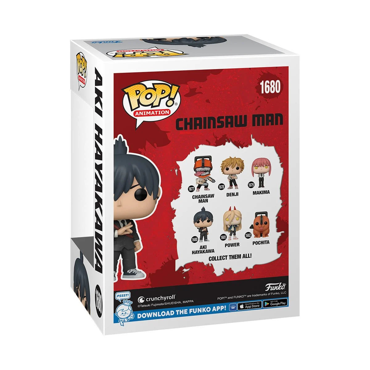 Funko Pop! Animation Chainsaw Man Aki Hayakawa Vinyl Figure #1680