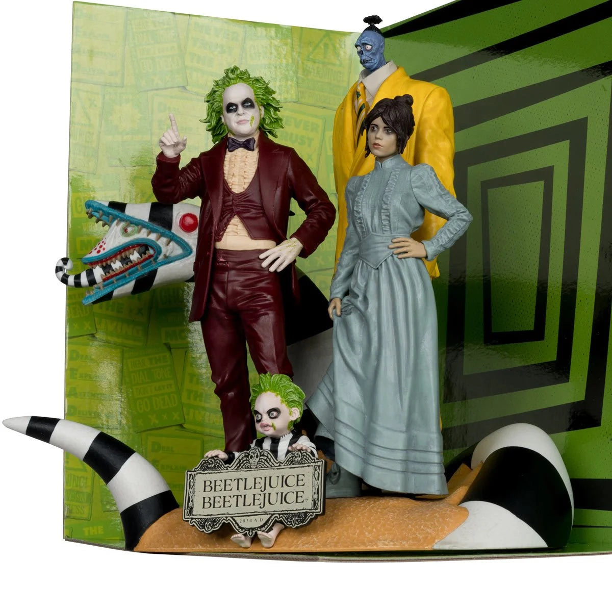 Movie Maniacs Beetlejuice Beetlejuice 6-Inch Scale Posed Figure 4-Pack