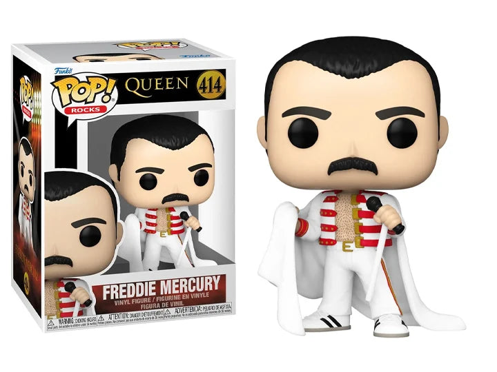 Funko Pop! Queen Freddie Mercury with Cape Vinyl Figure #414