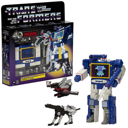 Transformers: Retro 40th Anniversary Soundwave, Laserbeak, & Ravage Action Figure