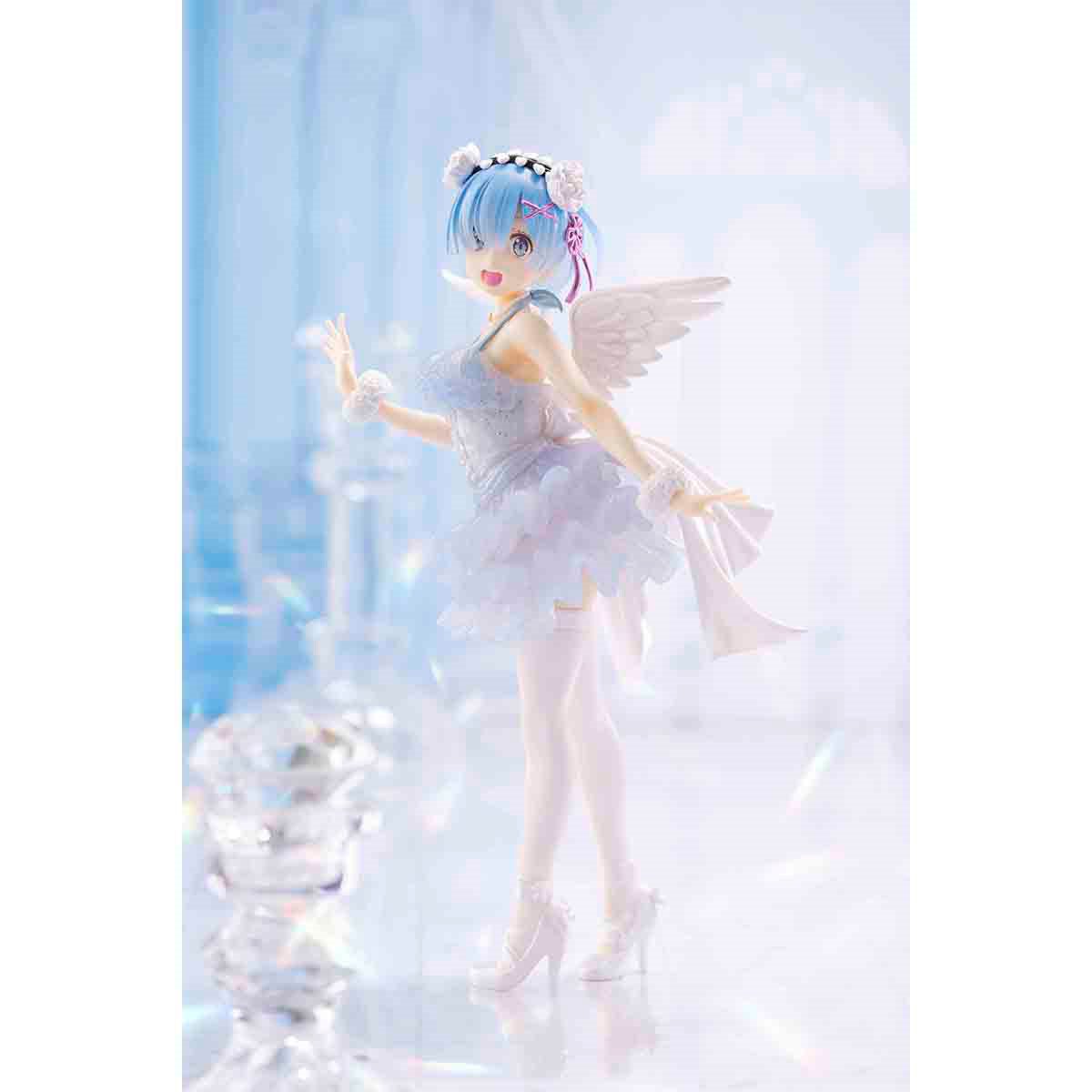 Re:Zero Starting Life in Another World Rem Clear & Dressy Special Color Version Espresto Statue