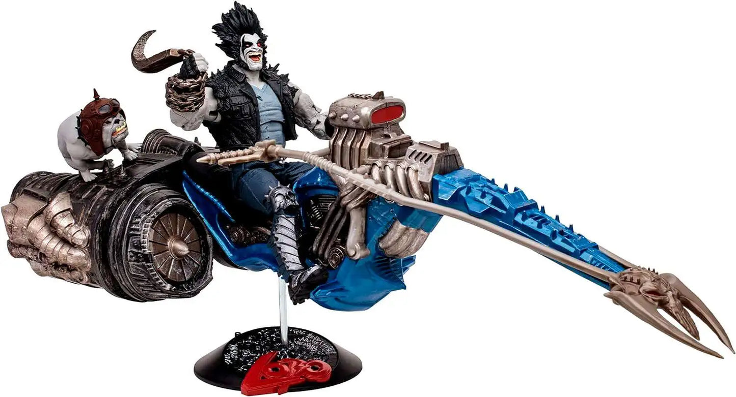 DC Multiverse Gold Label Collection Lobo & Spacehog Exclusive Action Figure [with Dawg]