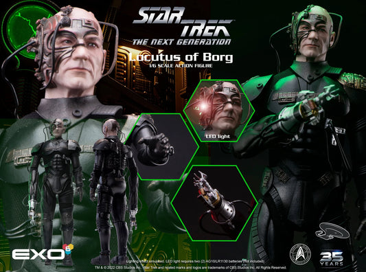 Star Trek: The Next Generation Locutus of Borg 1:6 Scale Action Figure by EXO-6