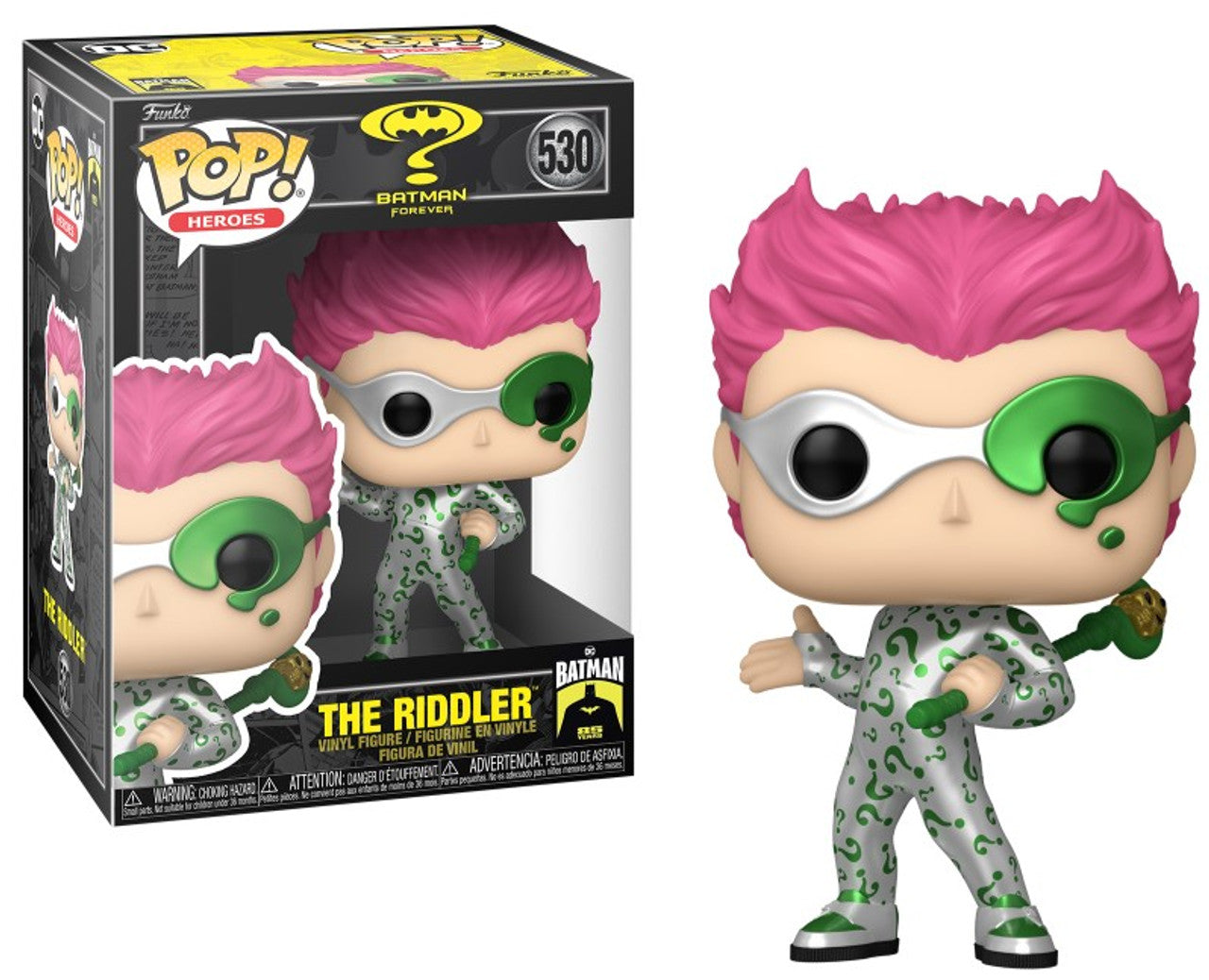 Funko Pop! Batman Forever The Riddler Metallic Funko Pop! Vinyl Figure #530