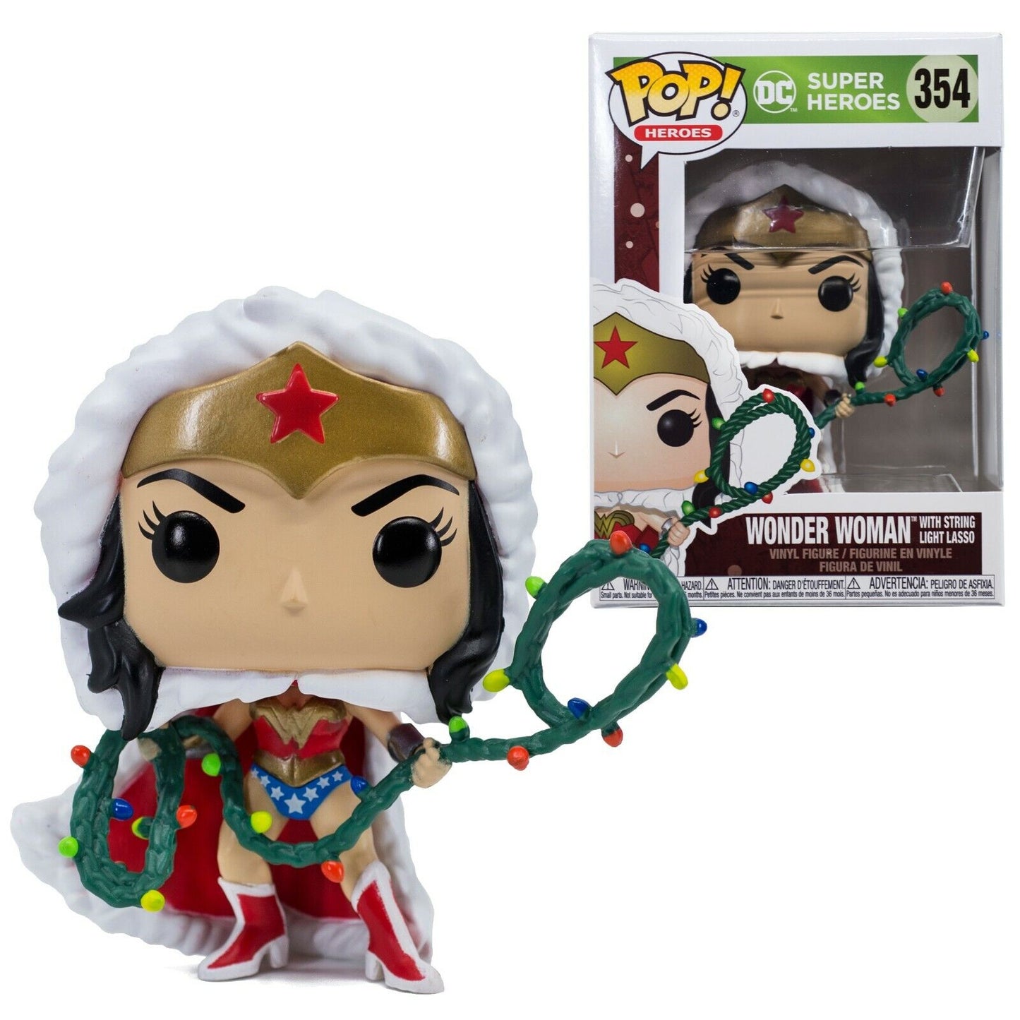 Funko Pop! DC super Heroes Wonder Woman with String Light Lasso Vinyl Figure #354