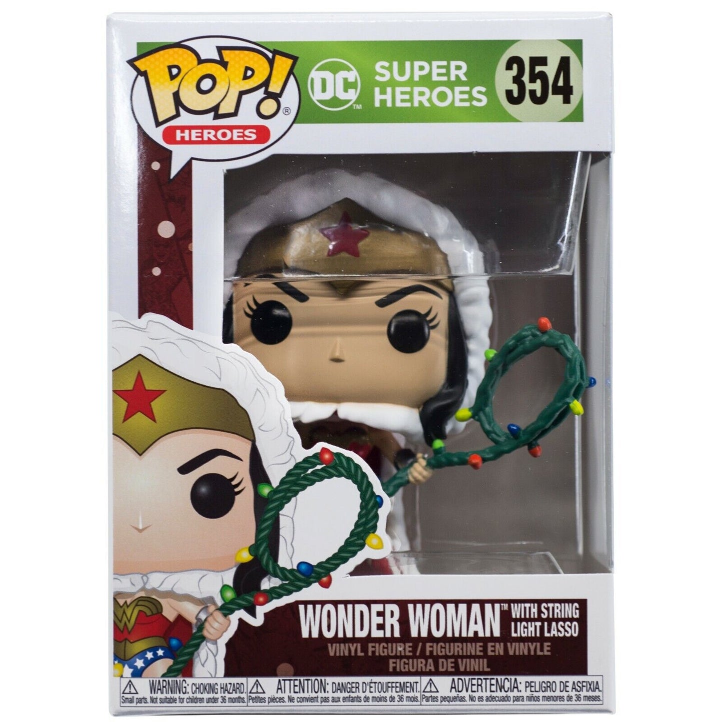 Funko Pop! DC super Heroes Wonder Woman with String Light Lasso Vinyl Figure #354