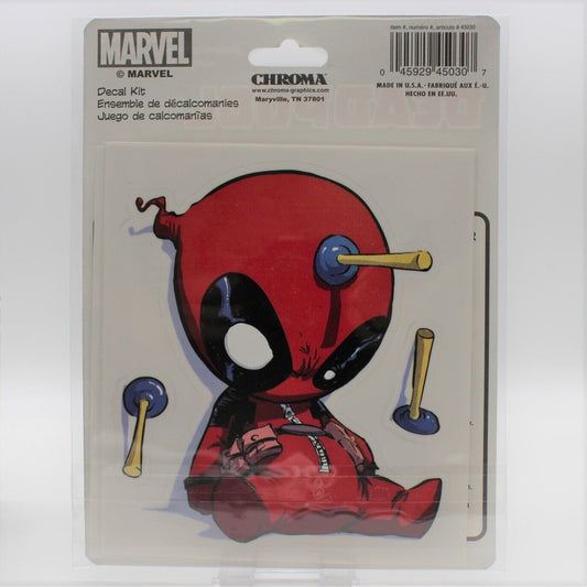DEADPOOL Marvel Chroma Decal Kit 9 Decals Stickers New & Sealed