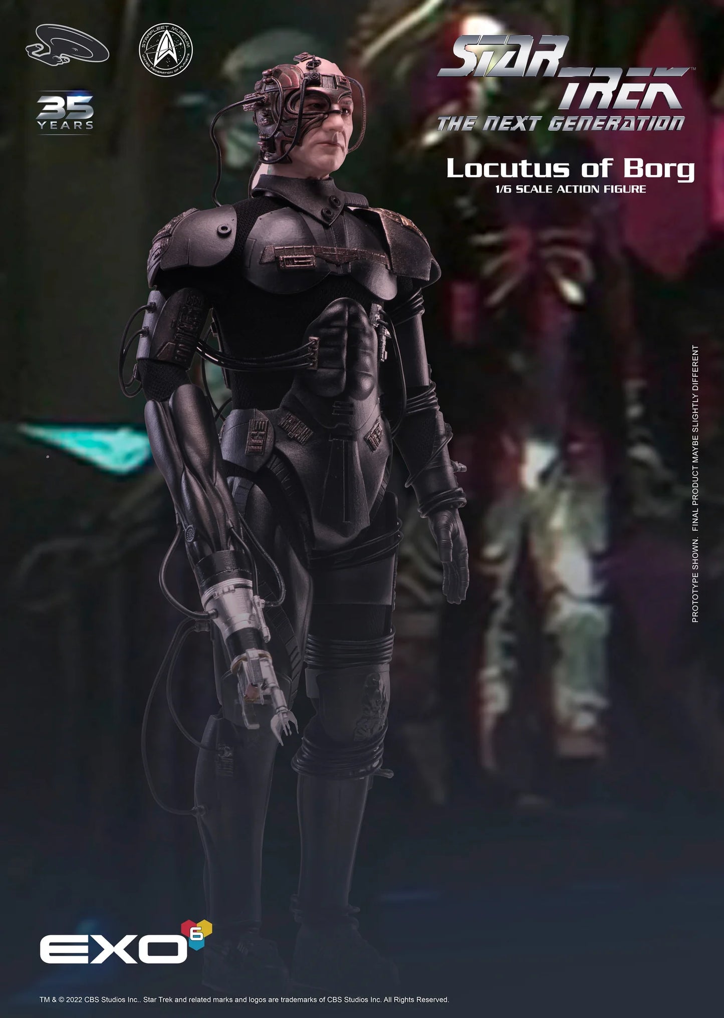 Star Trek: The Next Generation Locutus of Borg 1:6 Scale Action Figure by EXO-6