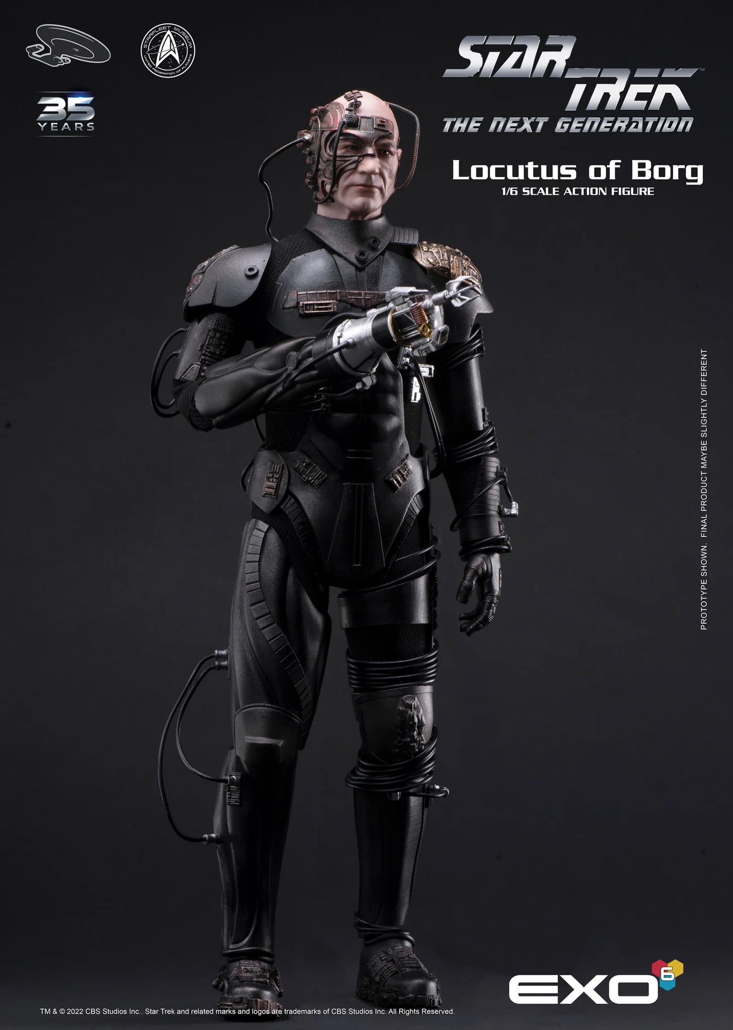 Star Trek: The Next Generation Locutus of Borg 1:6 Scale Action Figure by EXO-6