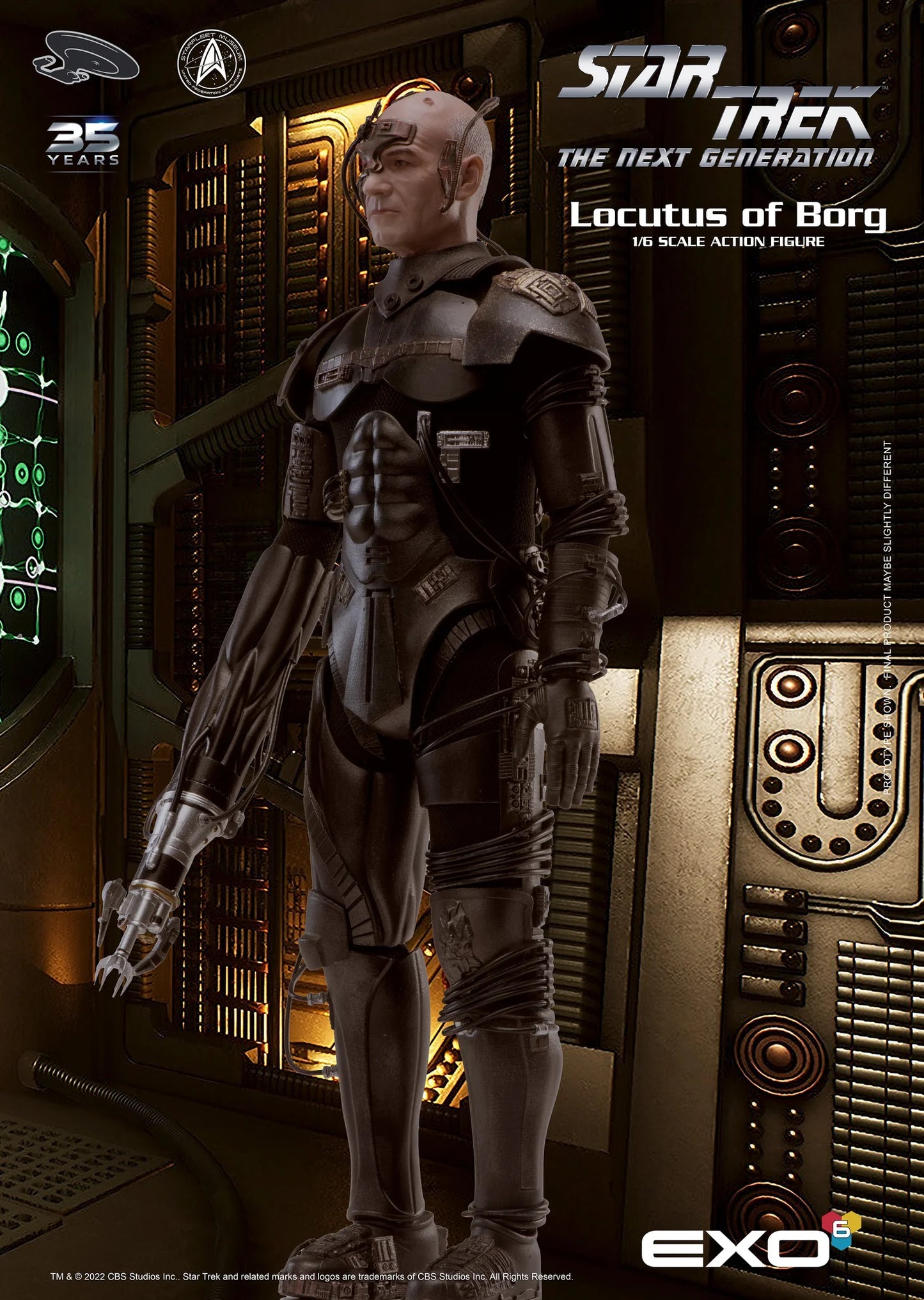 Star Trek: The Next Generation Locutus of Borg 1:6 Scale Action Figure by EXO-6