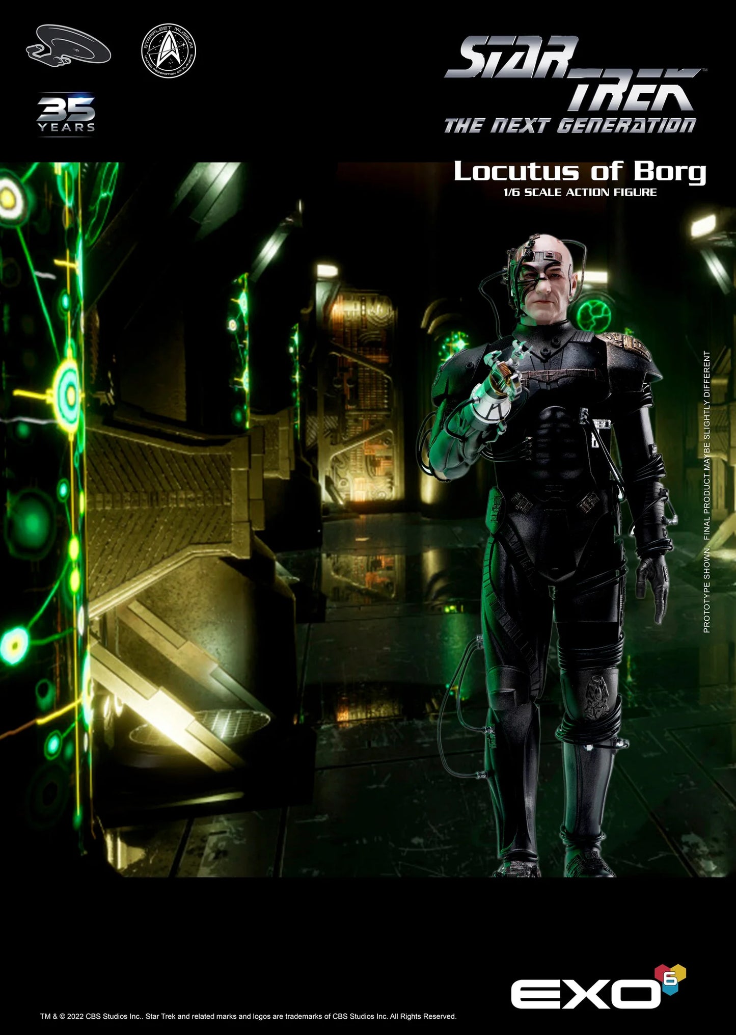 Star Trek: The Next Generation Locutus of Borg 1:6 Scale Action Figure by EXO-6