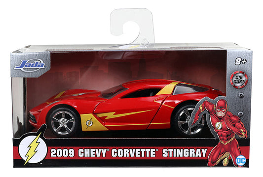 Die-cast Metal 1:32 Scale - DC The Flash 2009 Chevy Corvette Stingray