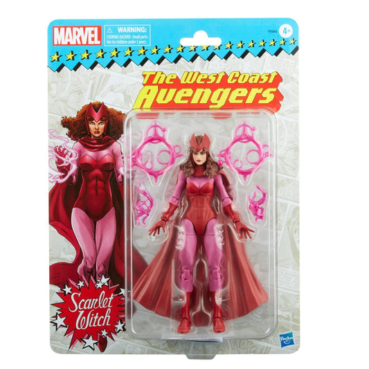 Marvel Legends Retro The West Coast Avengers Scarlet Witch 6-Inch Action Figure