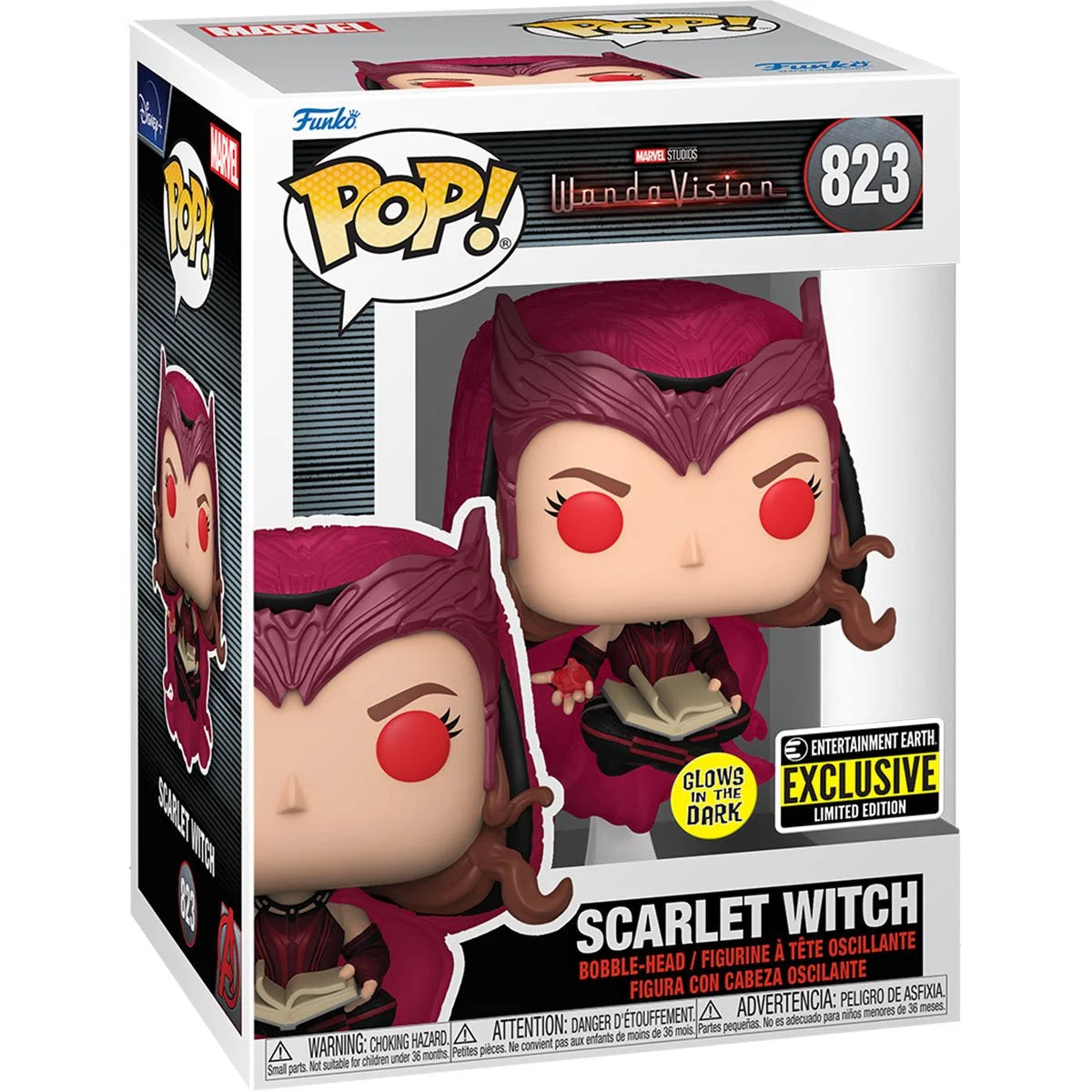 WandaVision Scarlet Witch GITD Pop! Vinyl Figure - EE Excl.